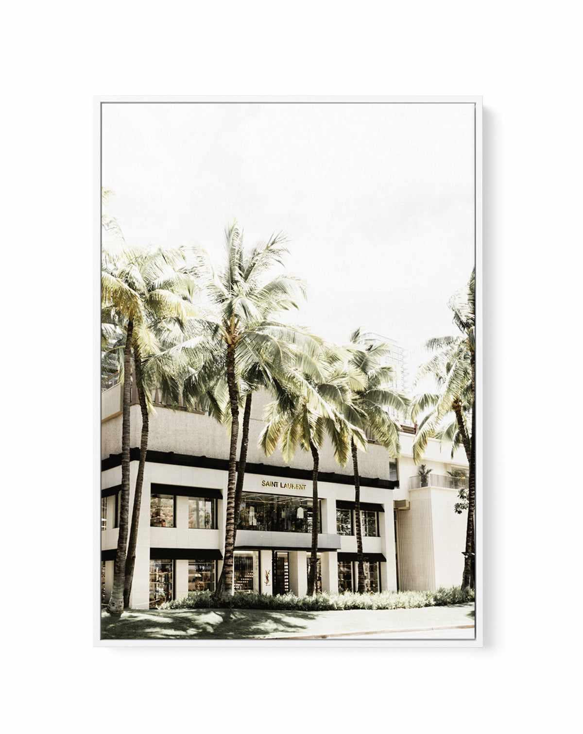 Fashion District I, Hawaii by Teigan Geercke | Framed Canvas Art Print from Olive et Oriel where you can shop wallpaper and artworks online