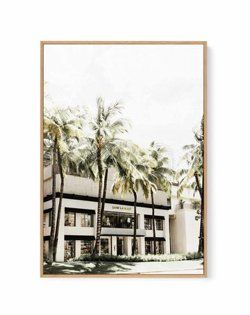 Fashion District I, Hawaii by Teigan Geercke | Framed Canvas Art Print from Olive et Oriel where you can shop wallpaper and artworks online