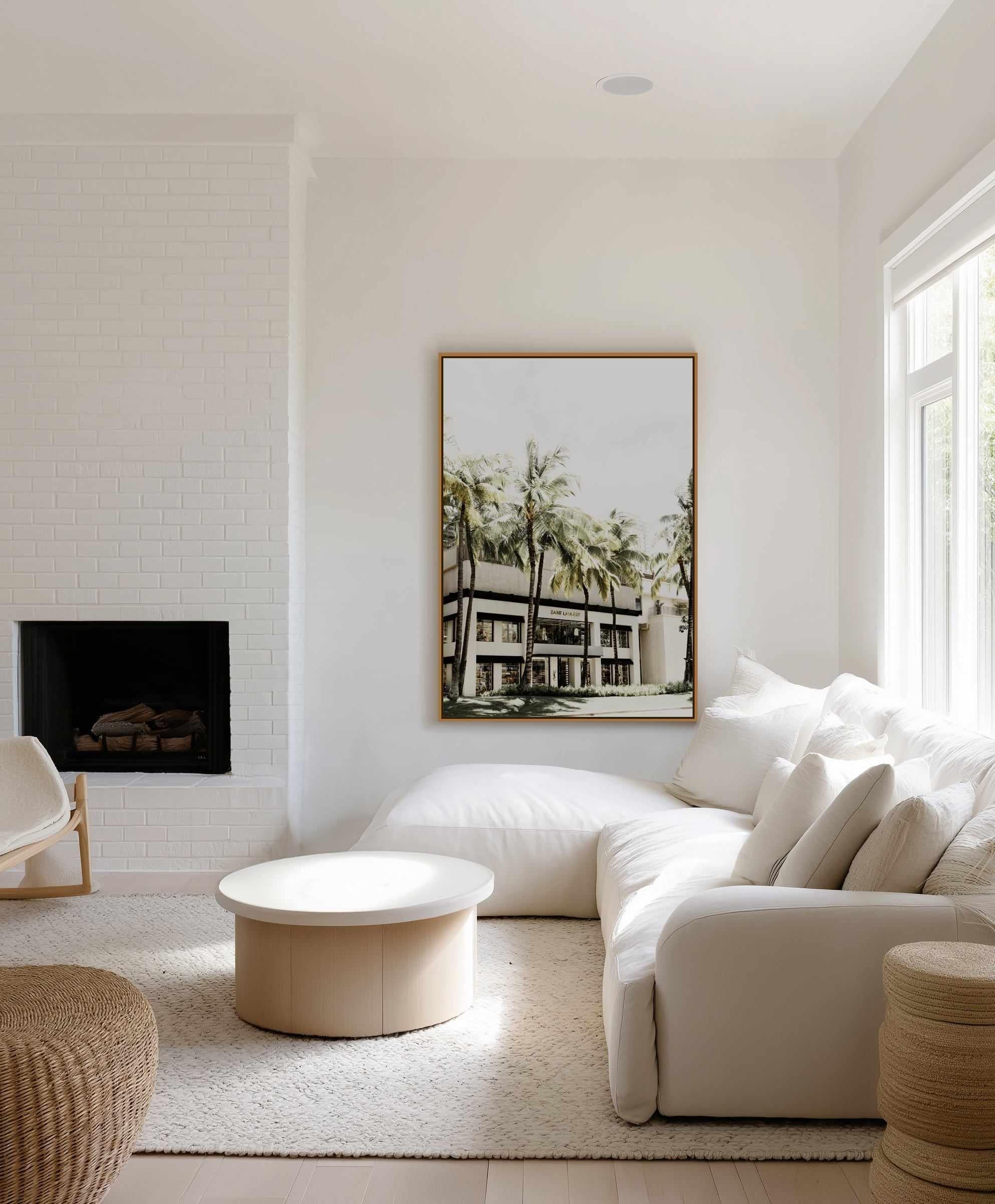 Fashion District I, Hawaii by Teigan Geercke | Framed Canvas Art Print from Olive et Oriel where you can shop wallpaper and artworks online