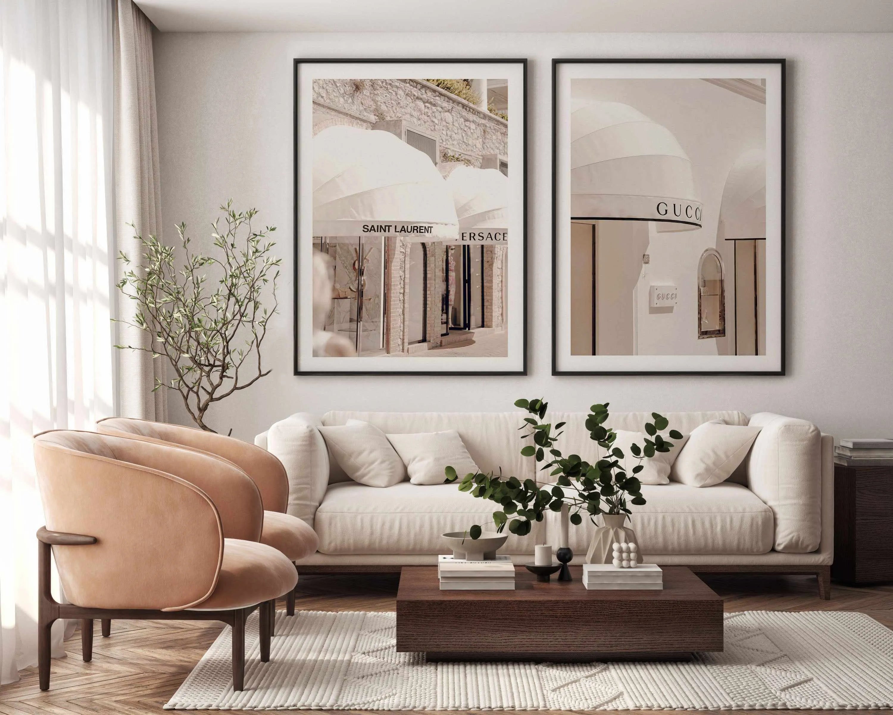 Fashion District Capri II Art Print from Olive et Oriel where you can shop wallpaper and artworks online