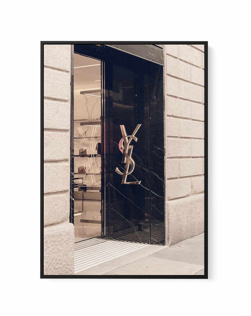 Fashion Signs, Milan | Framed Canvas Art Print