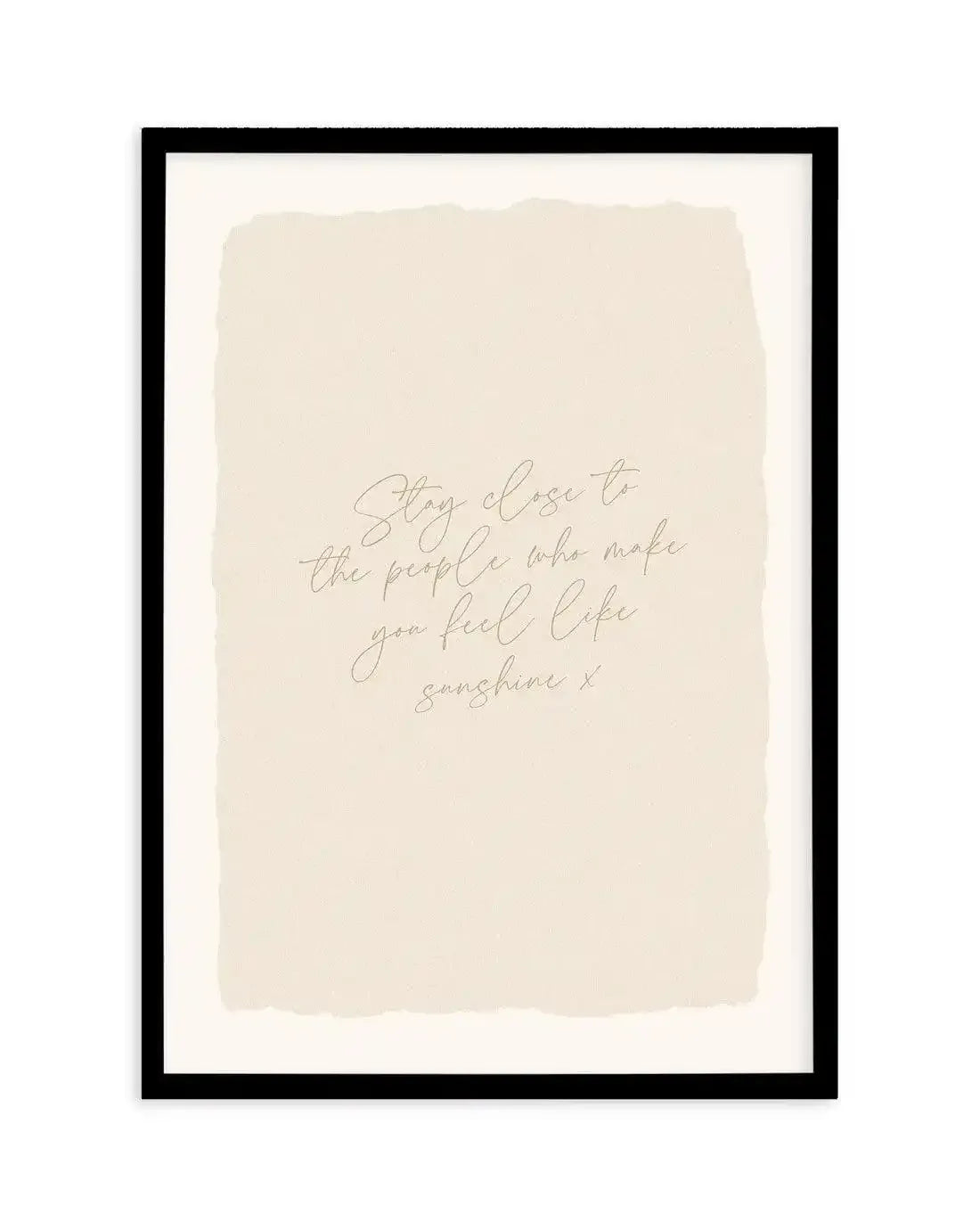 Feel Like Sunshine Art Print-PRINT-Olive et Oriel-Olive et Oriel-A5 | 5.8" x 8.3" | 14.8 x 21cm-Black-With White Border-Buy-Australian-Art-Prints-Online-with-Olive-et-Oriel-Your-Artwork-Specialists-Austrailia-Decorate-With-Coastal-Photo-Wall-Art-Prints-From-Our-Beach-House-Artwork-Collection-Fine-Poster-and-Framed-Artwork