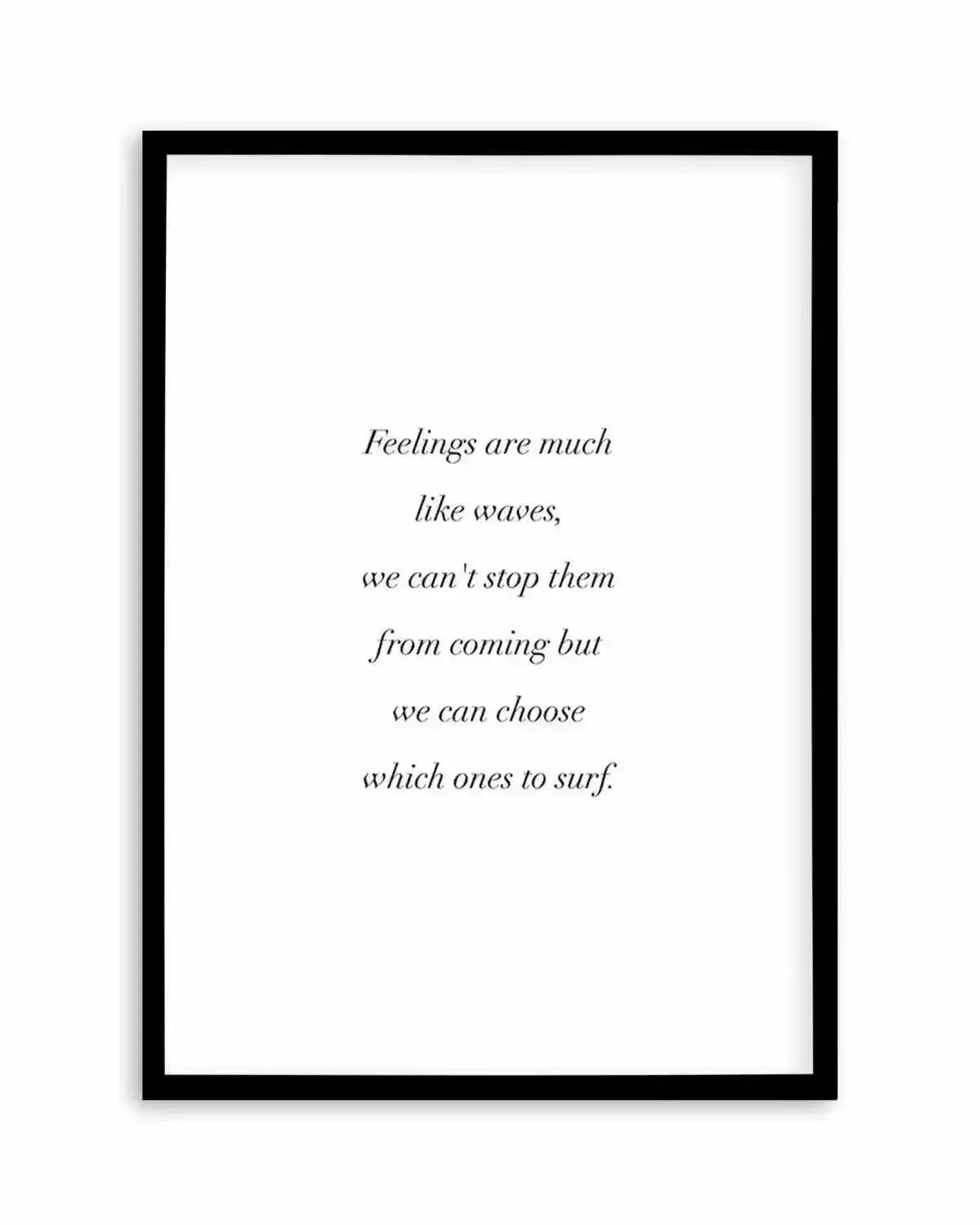 Feelings Are Like Waves Art Print from Olive et Oriel where you can shop wallpaper and artworks online