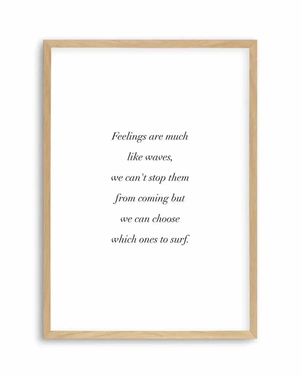 Feelings Are Like Waves Art Print from Olive et Oriel where you can shop wallpaper and artworks online