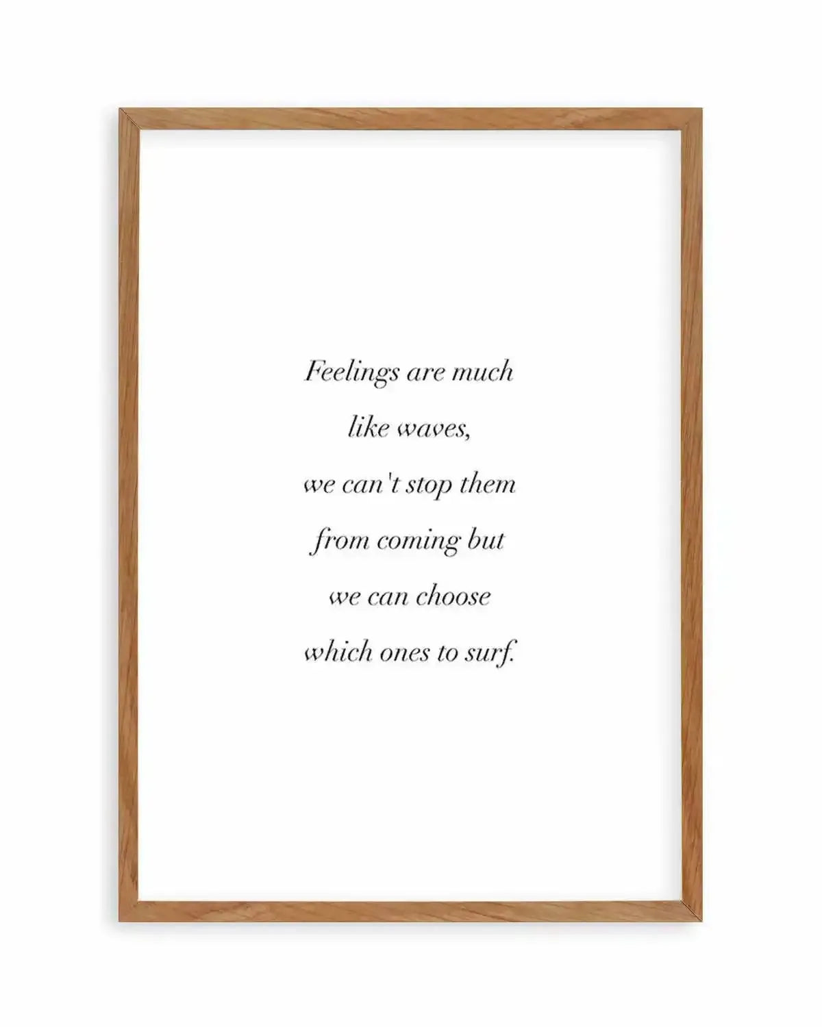 Feelings Are Like Waves Art Print from Olive et Oriel where you can shop wallpaper and artworks online