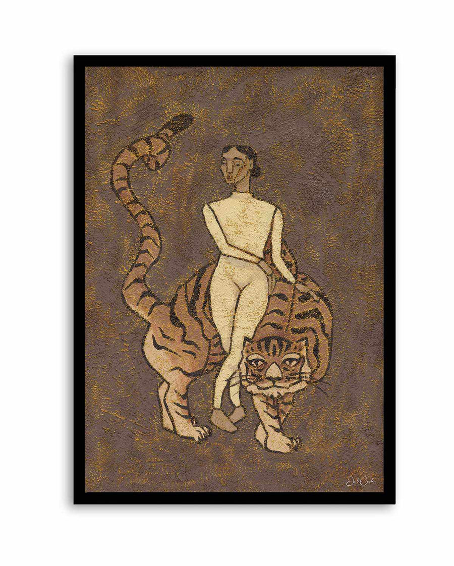 Feline by Julie Celina | Art Print from Olive et Oriel where you can shop wallpaper and artworks online