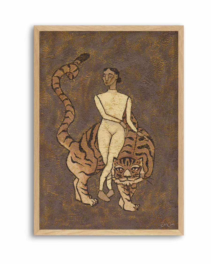 Feline by Julie Celina | Art Print from Olive et Oriel where you can shop wallpaper and artworks online