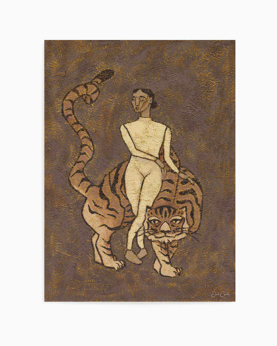 Feline by Julie Celina | Art Print from Olive et Oriel where you can shop wallpaper and artworks online