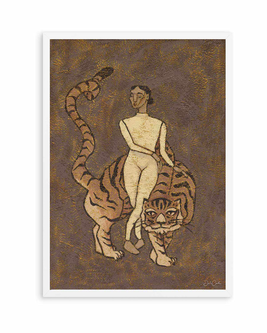 Feline by Julie Celina | Art Print from Olive et Oriel where you can shop wallpaper and artworks online