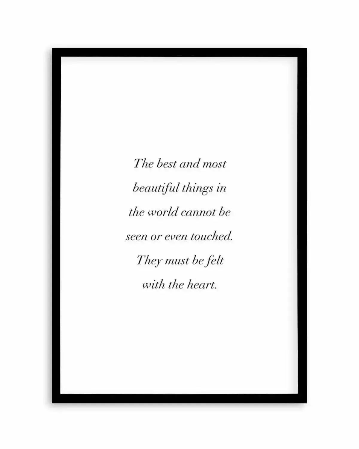 Felt with Heart Art Print from Olive et Oriel where you can shop wallpaper and artworks online