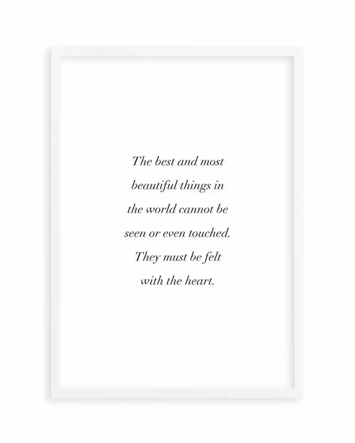 Felt with Heart Art Print from Olive et Oriel where you can shop wallpaper and artworks online