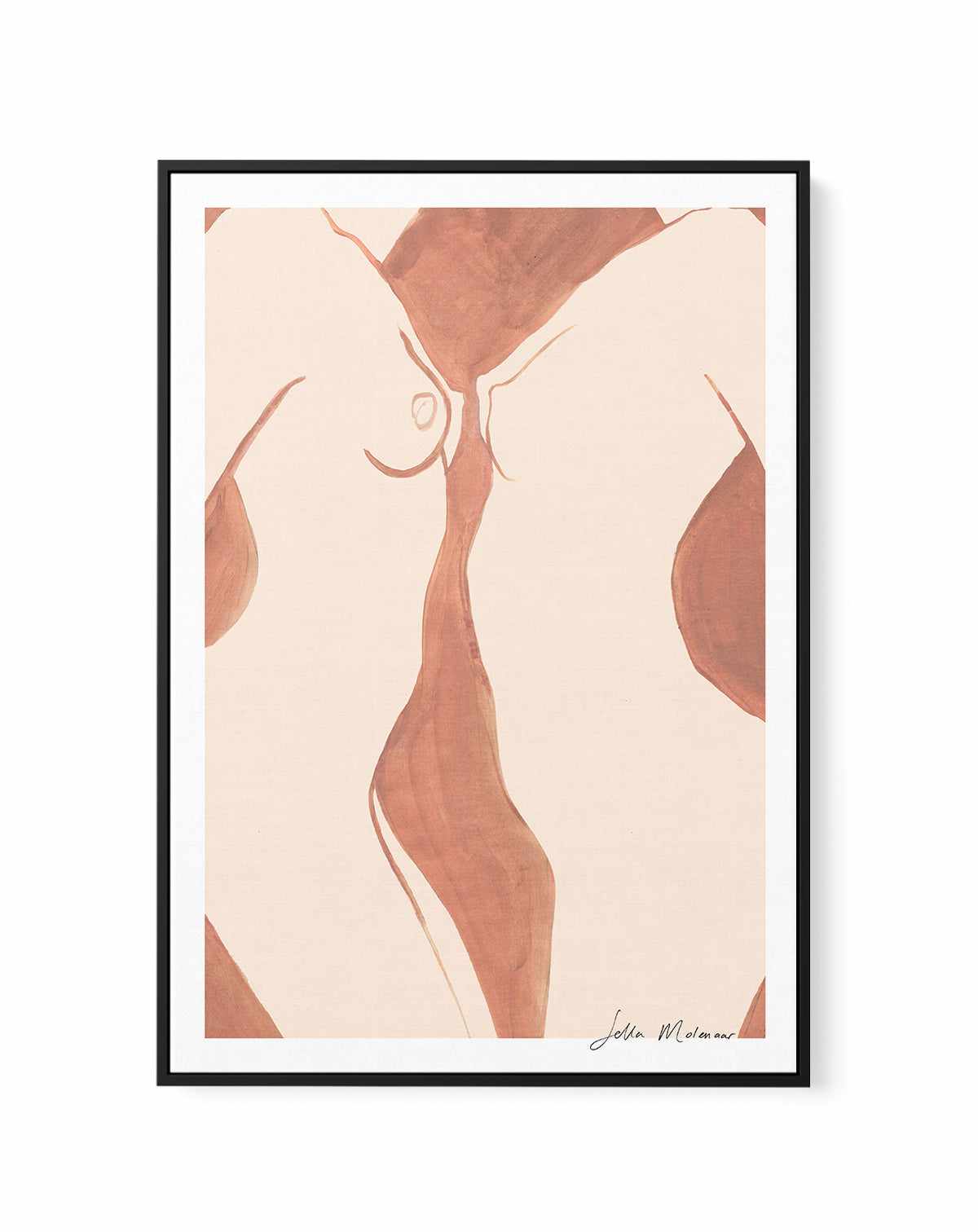 Female Form I By Sella Molenaar | Framed Canvas Art Print