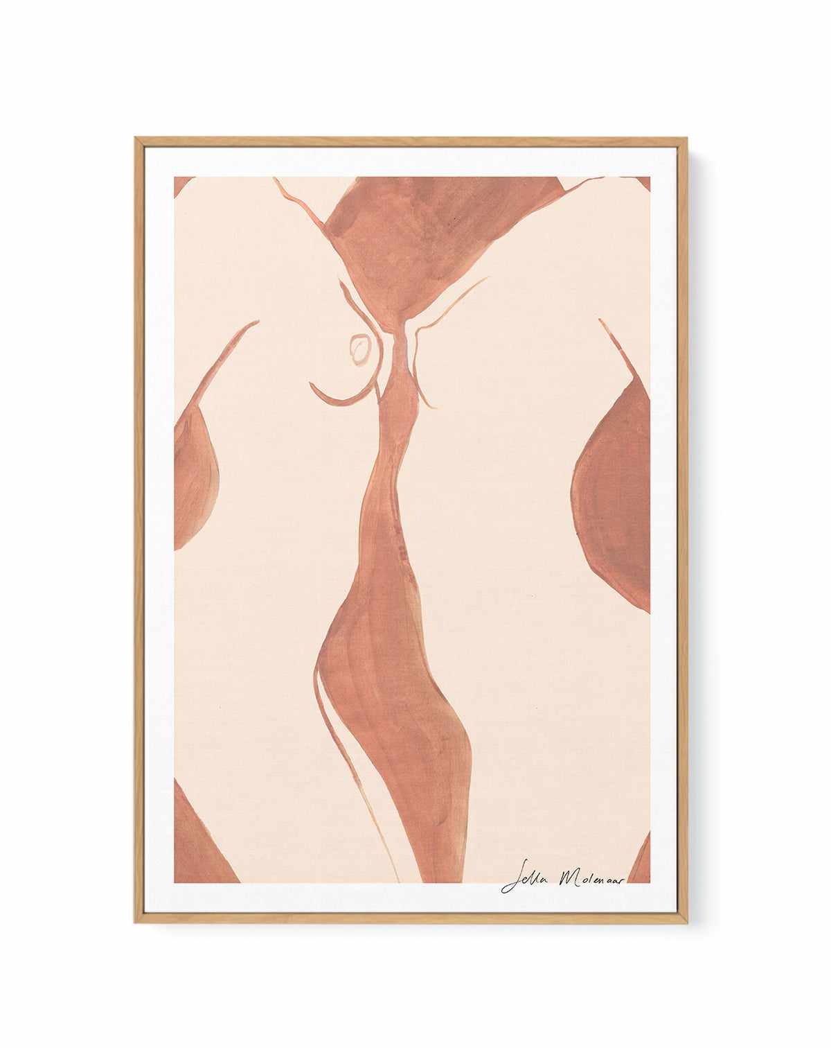 Female Form I By Sella Molenaar | Framed Canvas Art Print