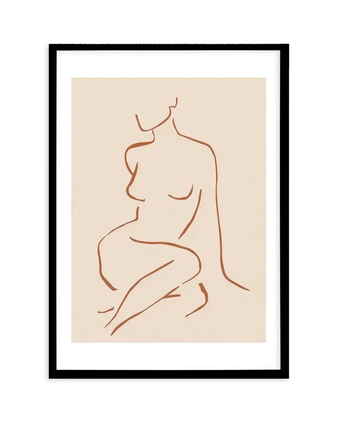 Female Form I | Terracotta Art Print-Buy-Bohemian-Wall-Art-Print-And-Boho-Pictures-from-Olive-et-Oriel-Bohemian-Wall-Art-Print-And-Boho-Pictures-And-Also-Boho-Abstract-Art-Paintings-On-Canvas-For-A-Girls-Bedroom-Wall-Decor-Collection-of-Boho-Style-Feminine-Art-Poster-and-Framed-Artwork-Update-Your-Home-Decorating-Style-With-These-Beautiful-Wall-Art-Prints-Australia