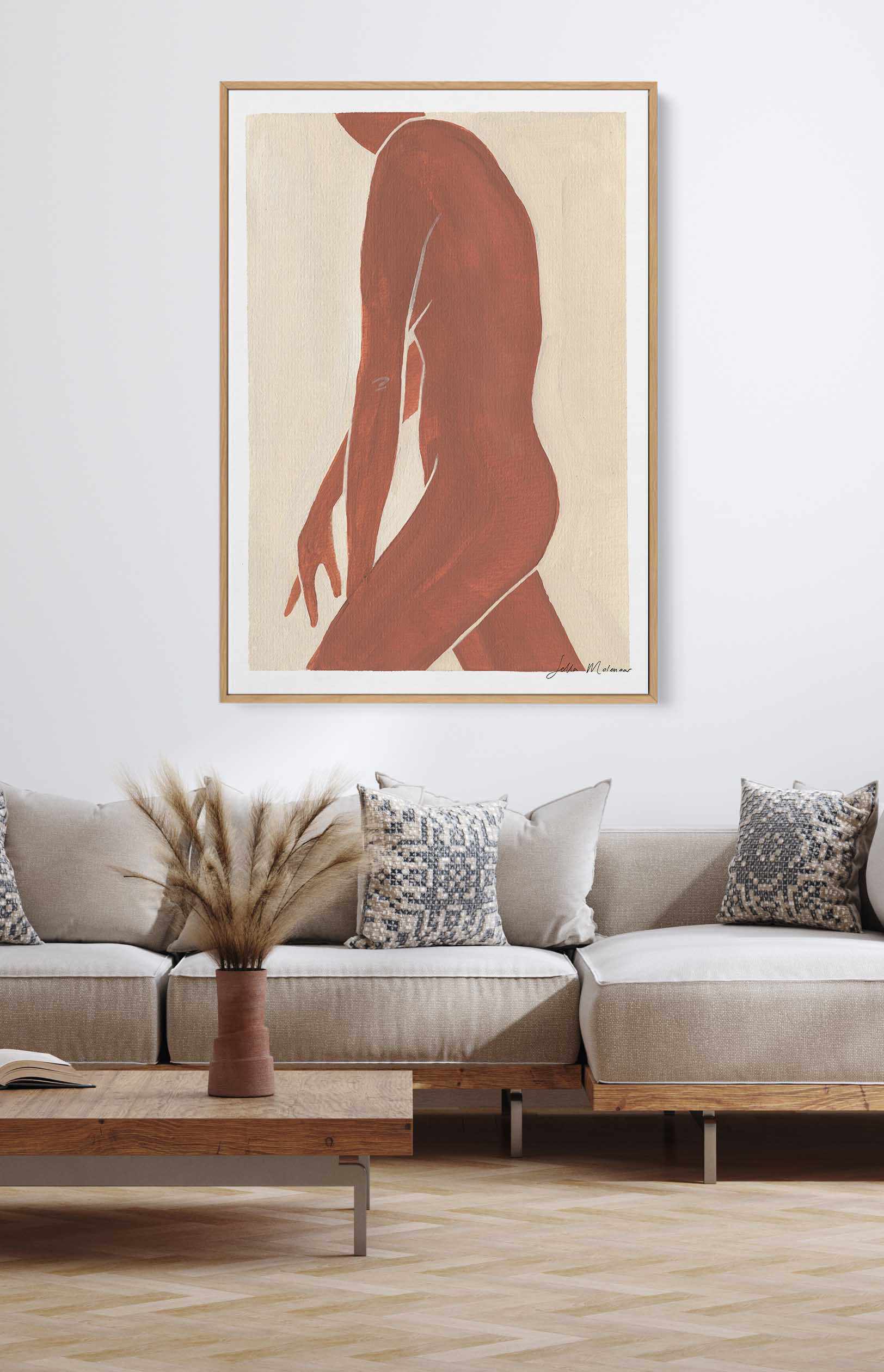 Female Form II by Sella Molenaar | Framed Canvas Art Print