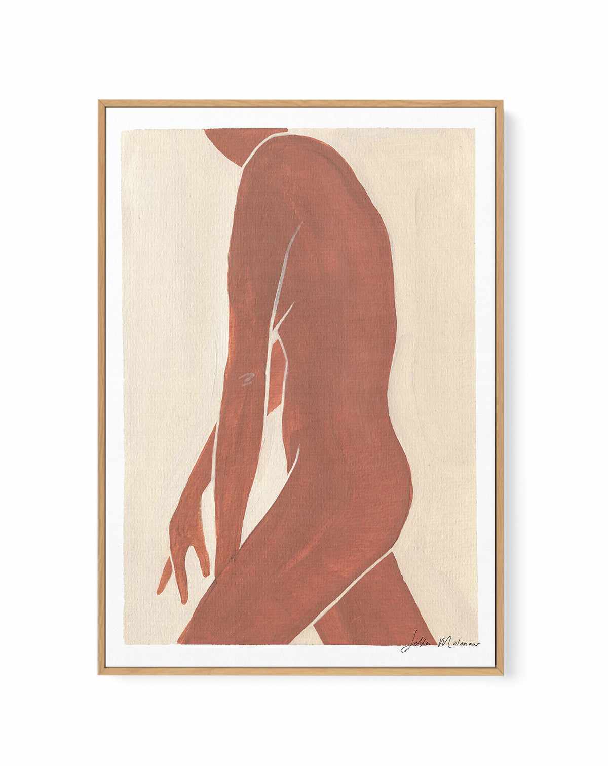 Female Form II by Sella Molenaar | Framed Canvas Art Print