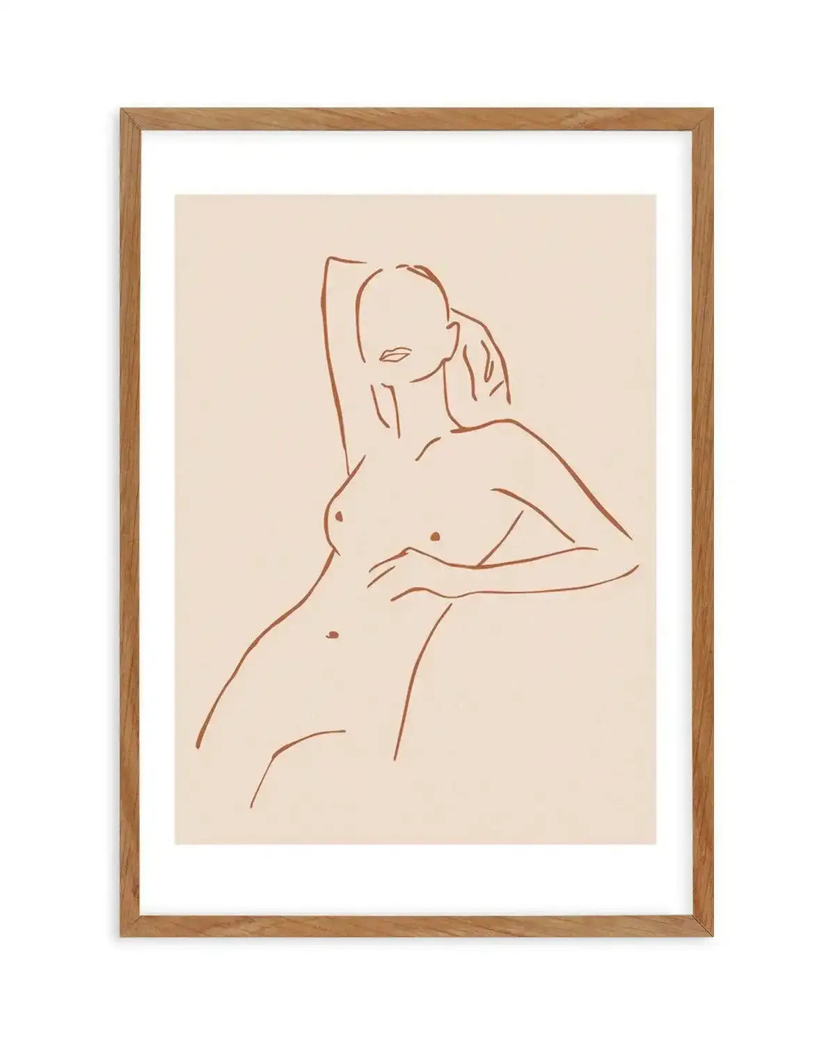 Female Form III | Terracotta Art Print-Buy-Bohemian-Wall-Art-Print-And-Boho-Pictures-from-Olive-et-Oriel-Bohemian-Wall-Art-Print-And-Boho-Pictures-And-Also-Boho-Abstract-Art-Paintings-On-Canvas-For-A-Girls-Bedroom-Wall-Decor-Collection-of-Boho-Style-Feminine-Art-Poster-and-Framed-Artwork-Update-Your-Home-Decorating-Style-With-These-Beautiful-Wall-Art-Prints-Australia