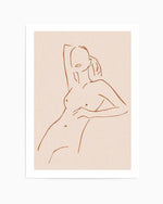Female Form III | Terracotta Art Print