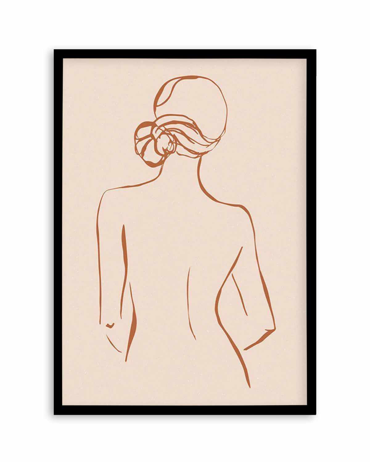 Female Form IV | Terracotta Art Print