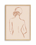 Female Form IV | Terracotta Art Print