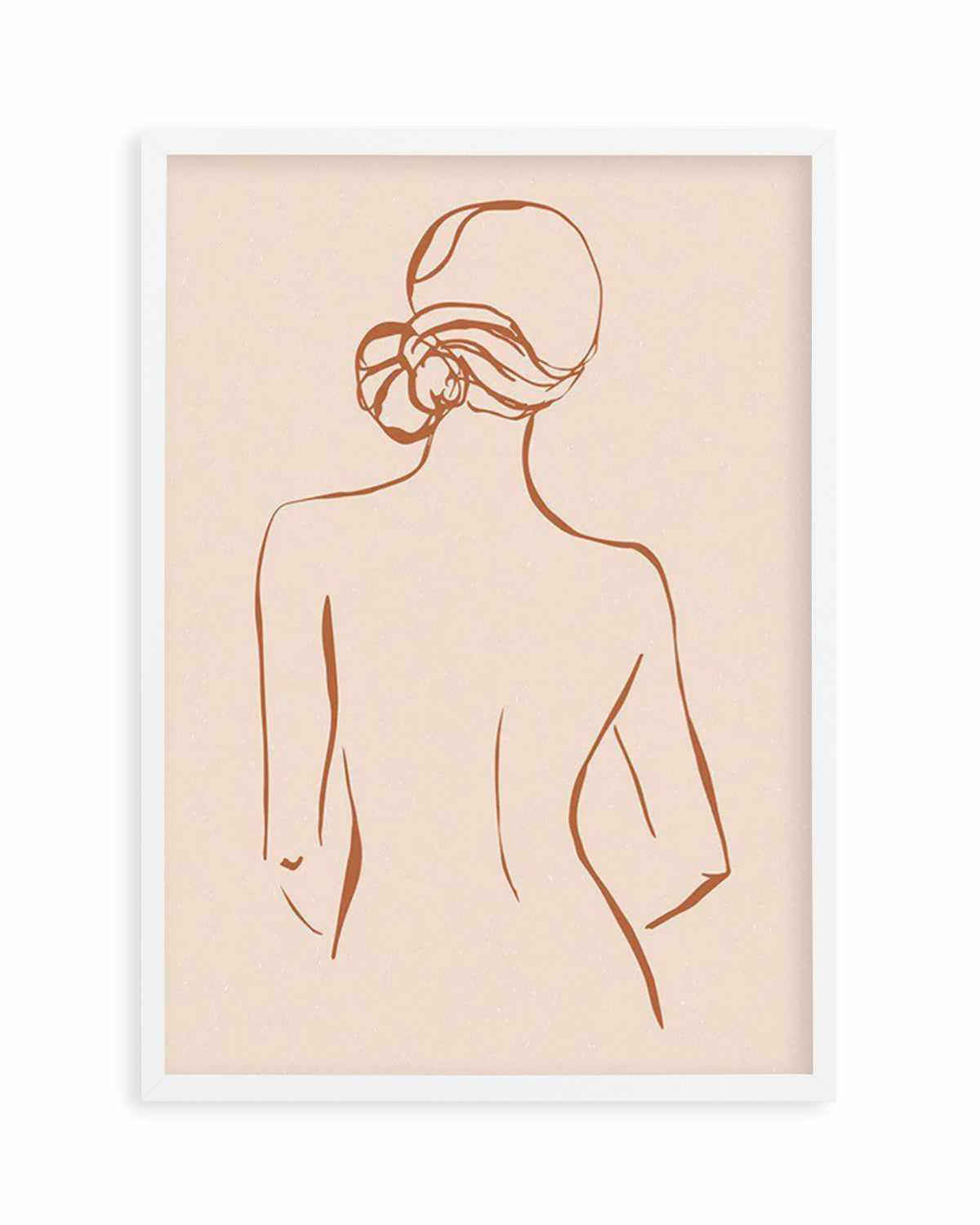 Female Form IV | Terracotta Art Print