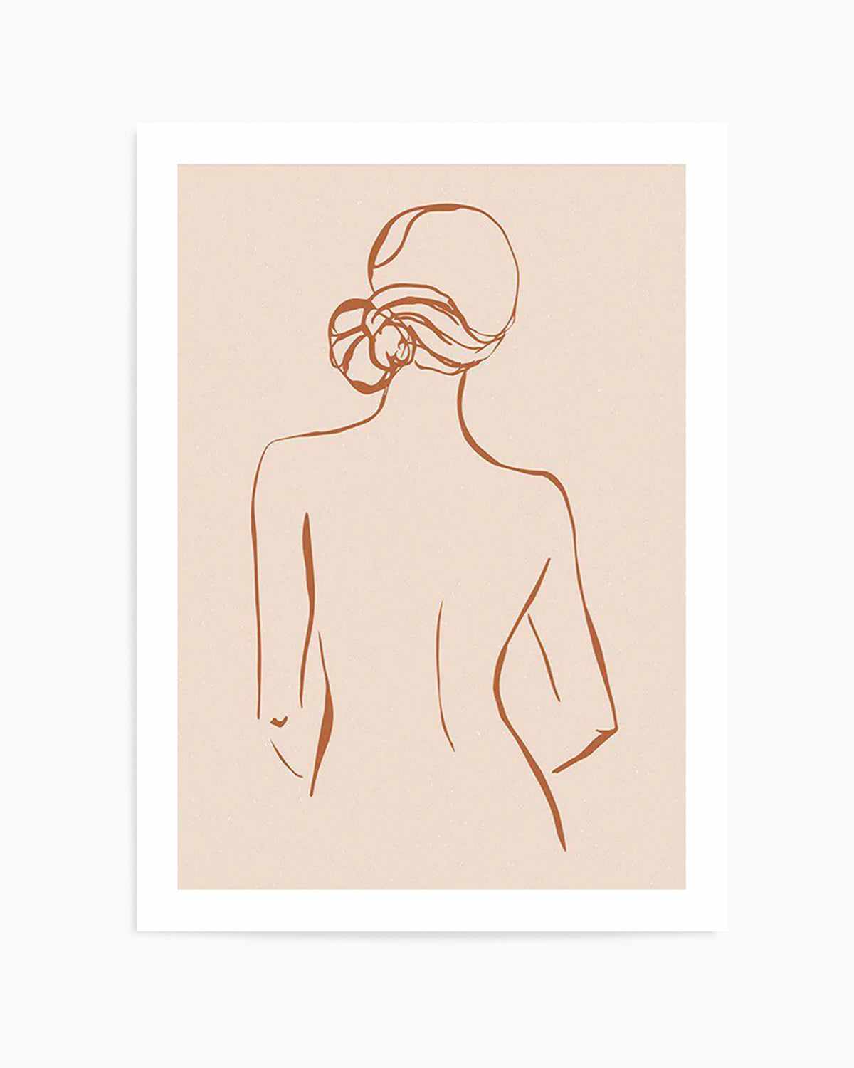 Female Form IV | Terracotta Art Print