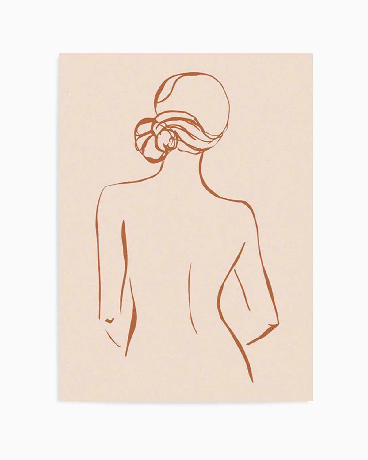 Female Form IV | Terracotta Art Print