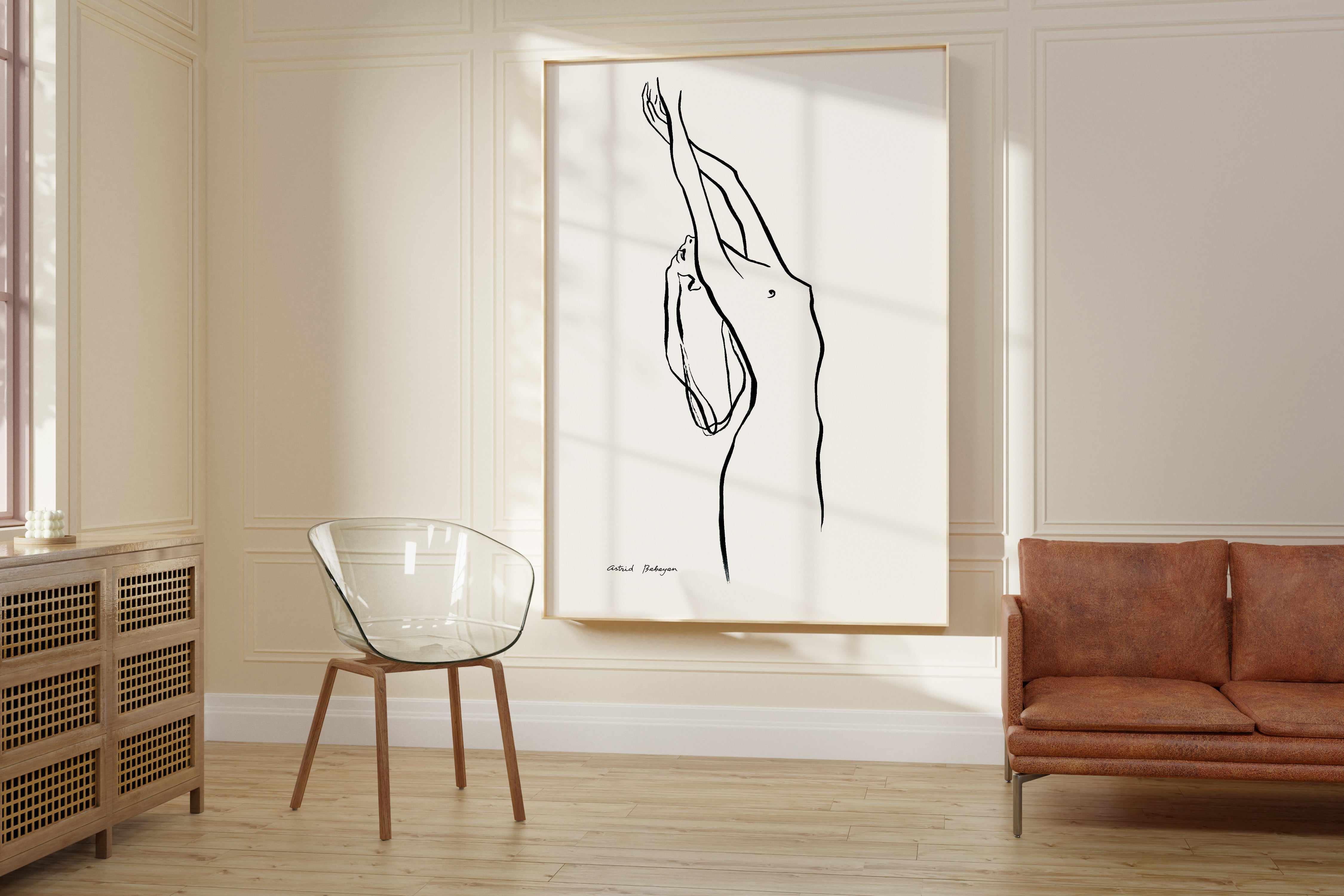 Female Outlines I by Astrid Babayan | Art Print