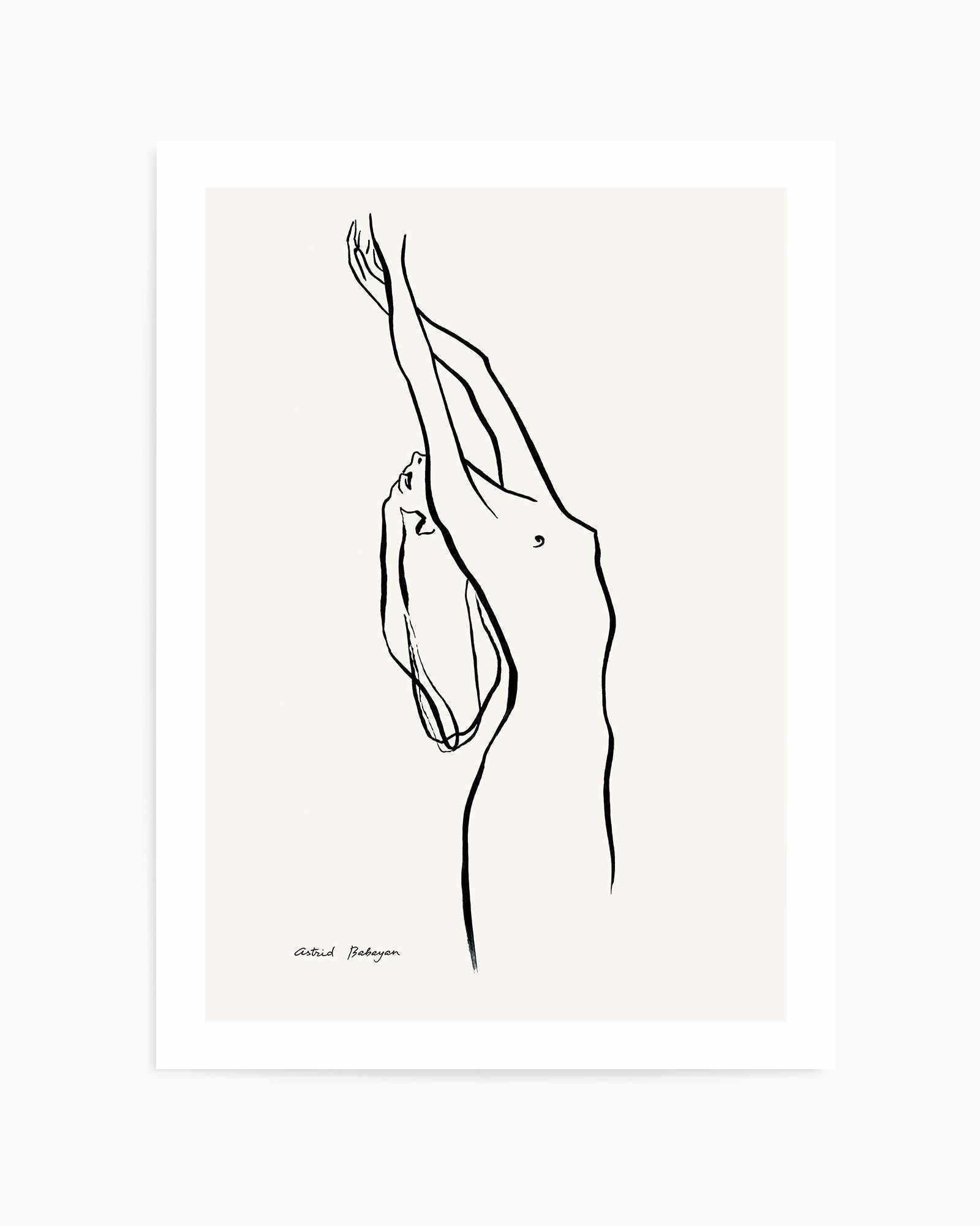 Female Outlines I by Astrid Babayan | Art Print