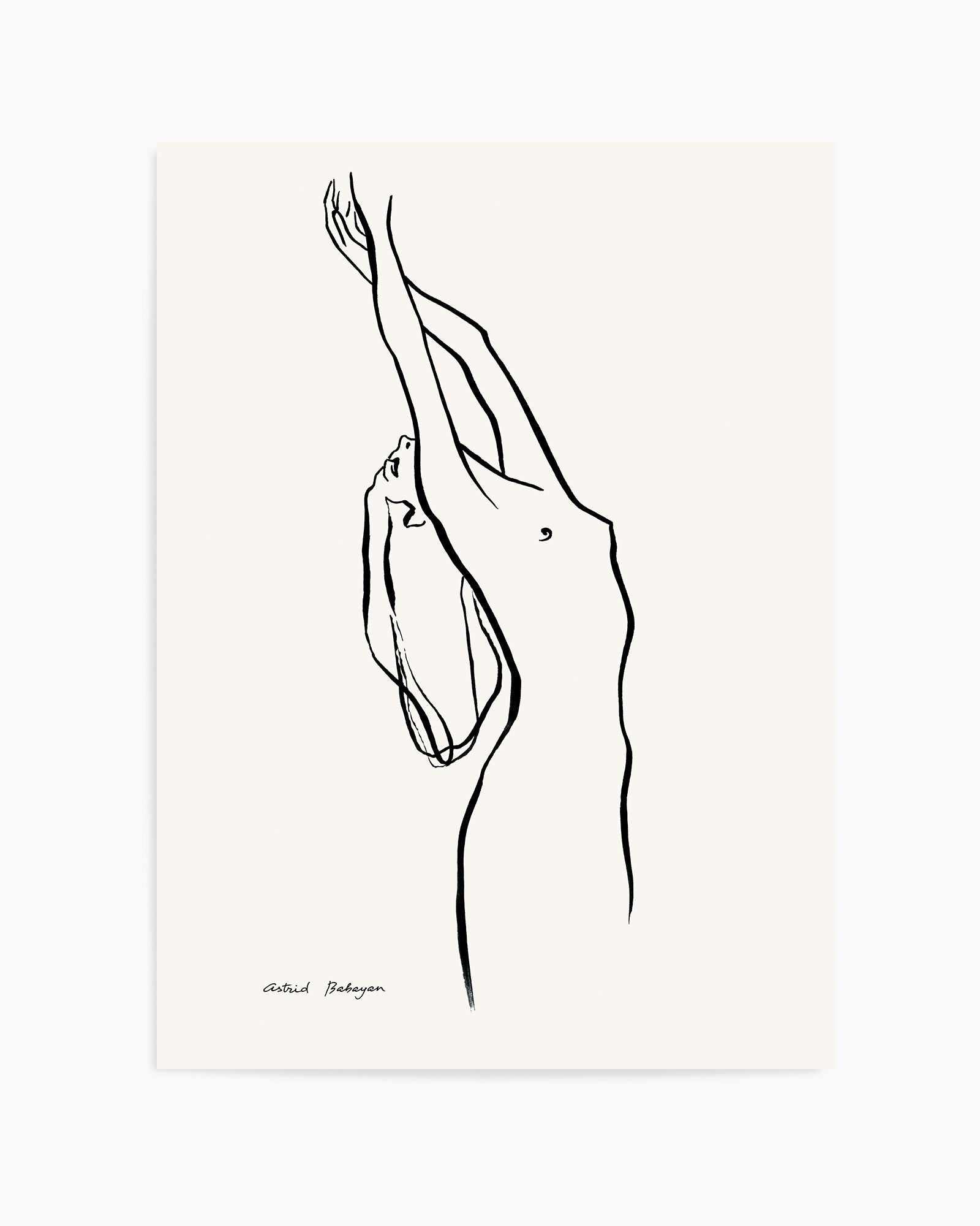 Female Outlines I by Astrid Babayan | Art Print