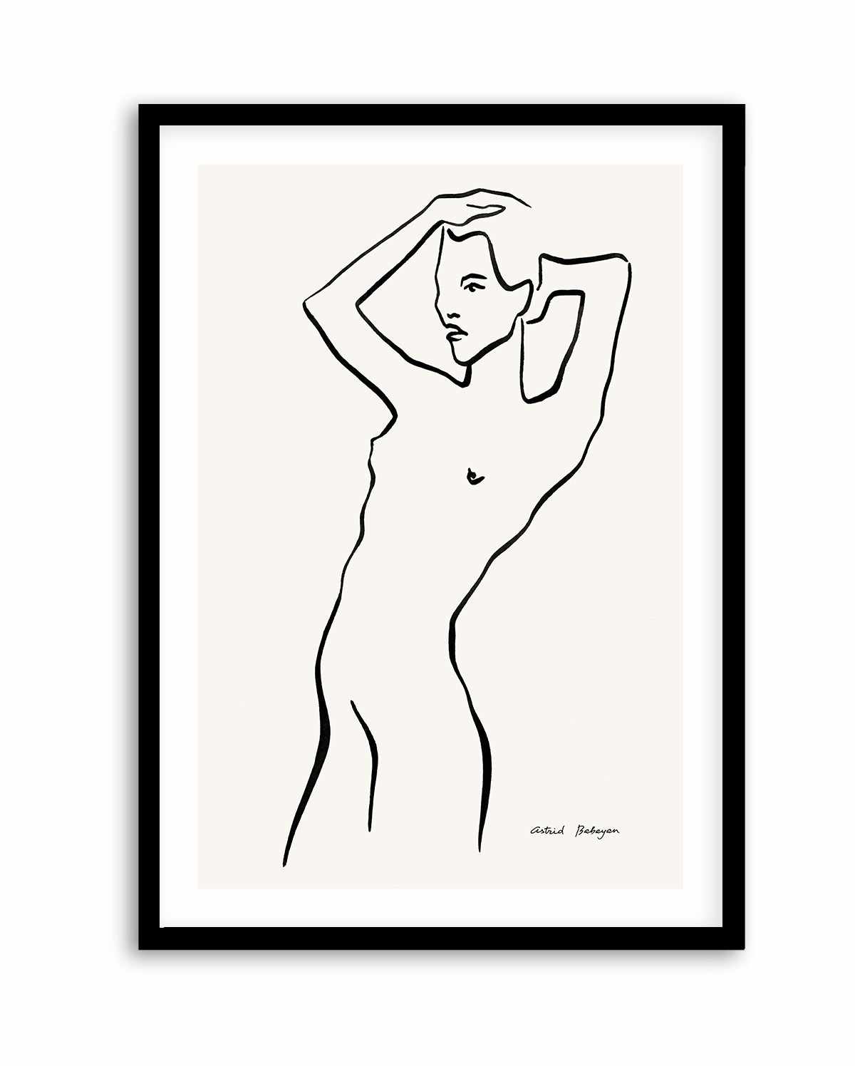 Female Outlines II by Astrid Babayan | Art Print