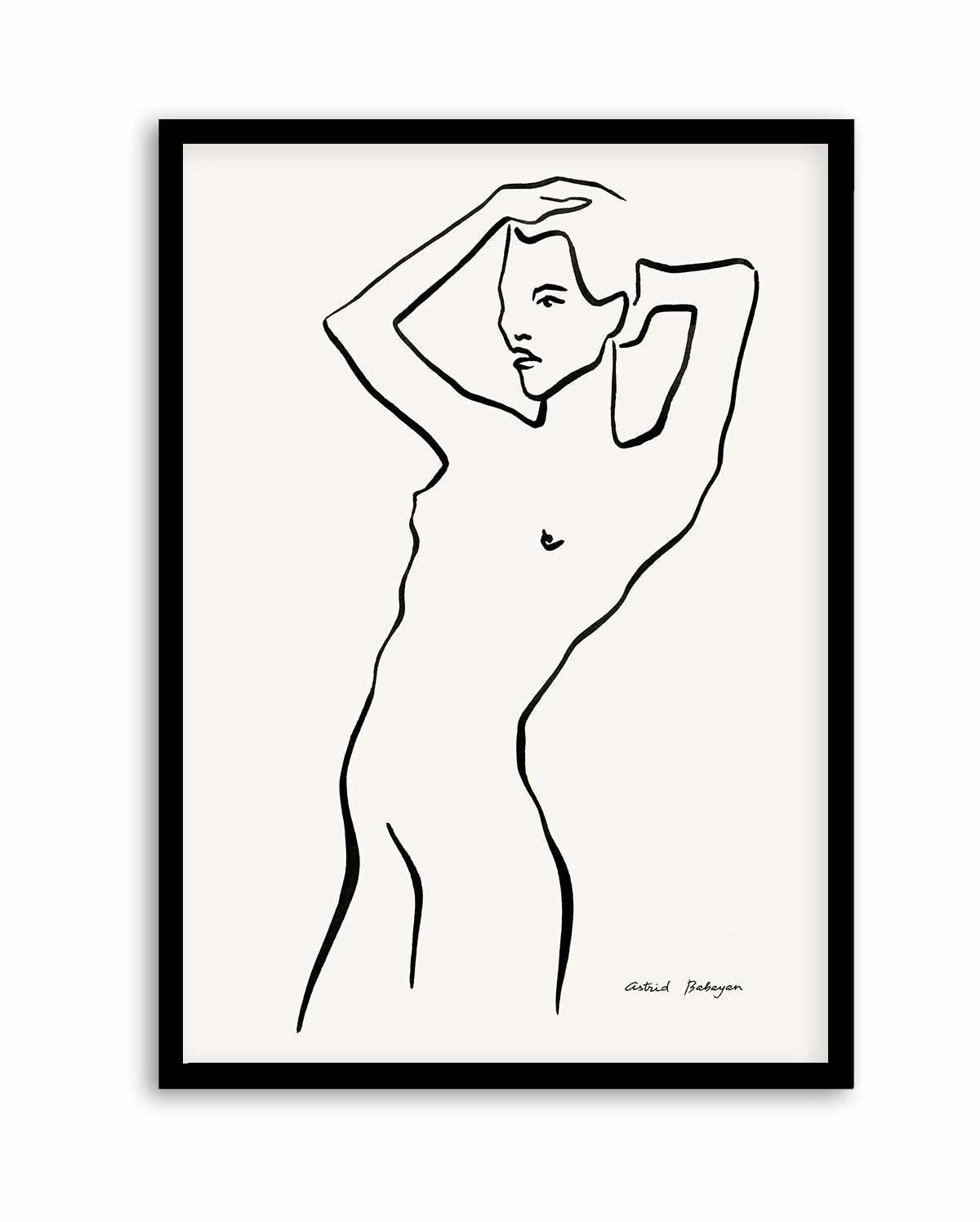 Female Outlines II by Astrid Babayan | Art Print