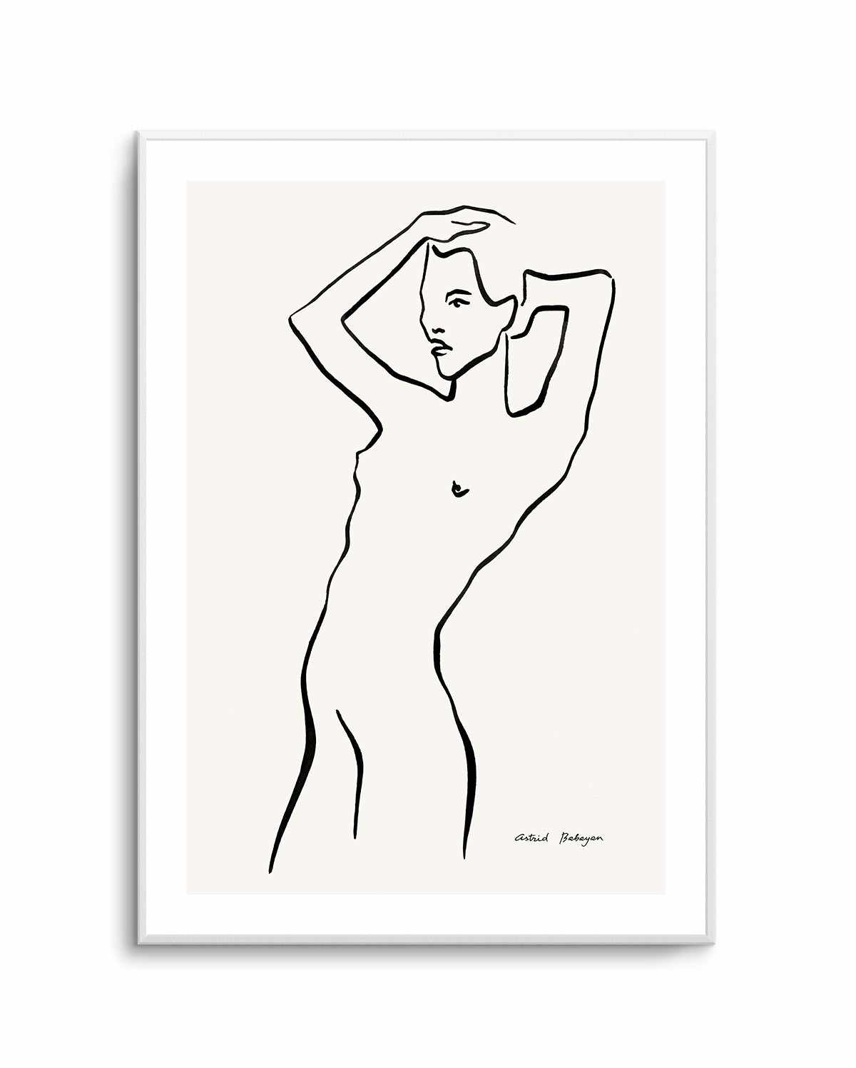 Female Outlines II by Astrid Babayan | Art Print