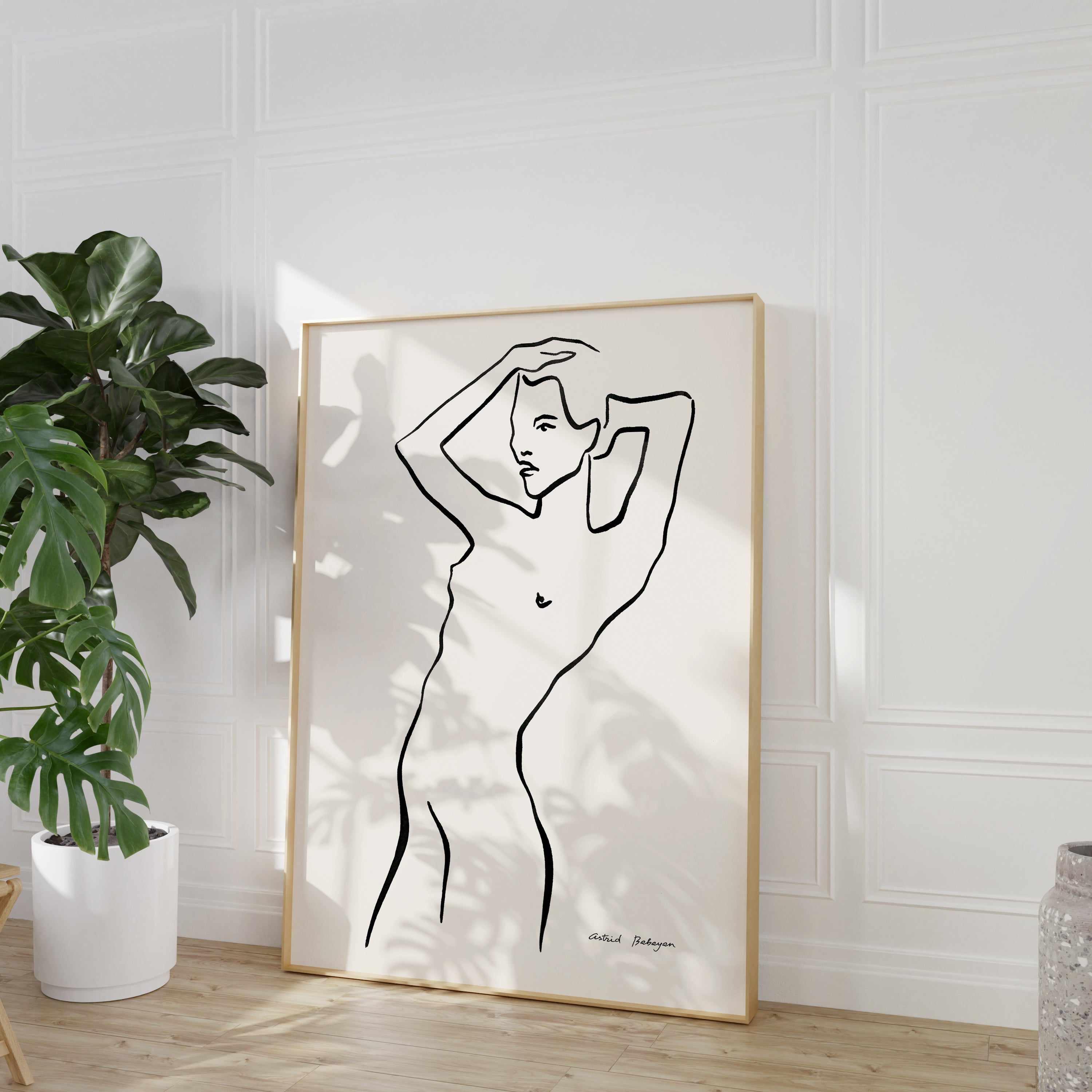 Female Outlines II by Astrid Babayan | Art Print