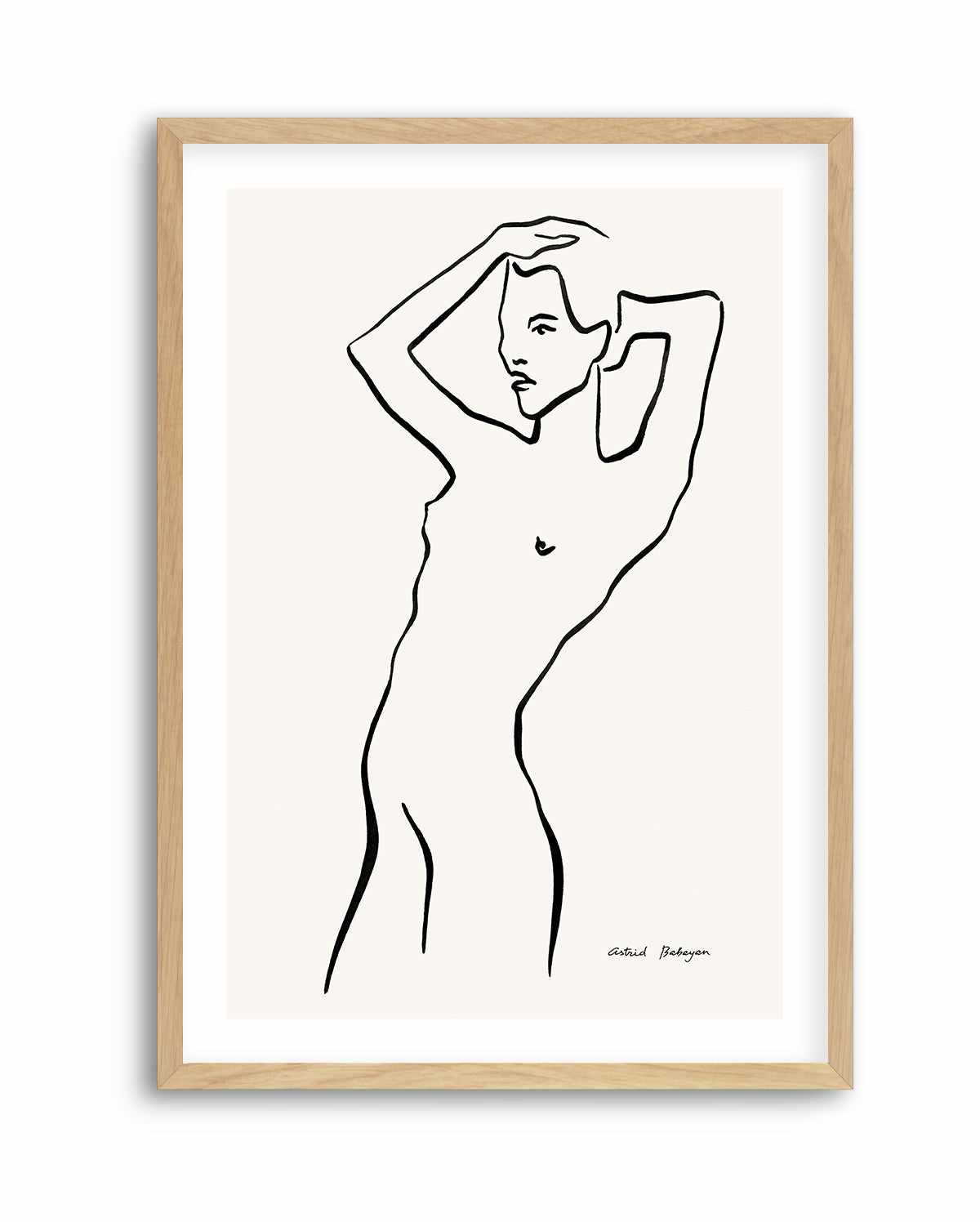 Female Outlines II by Astrid Babayan | Art Print