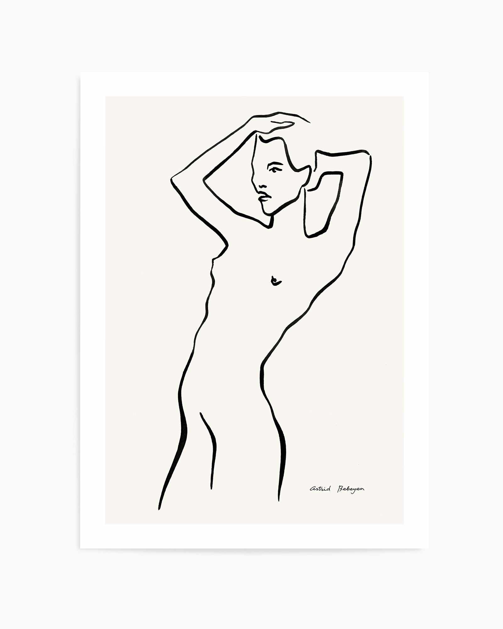 Female Outlines II by Astrid Babayan | Art Print