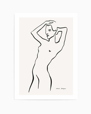 Female Outlines II by Astrid Babayan | Art Print from Olive et Oriel where you can shop wallpaper and artworks online