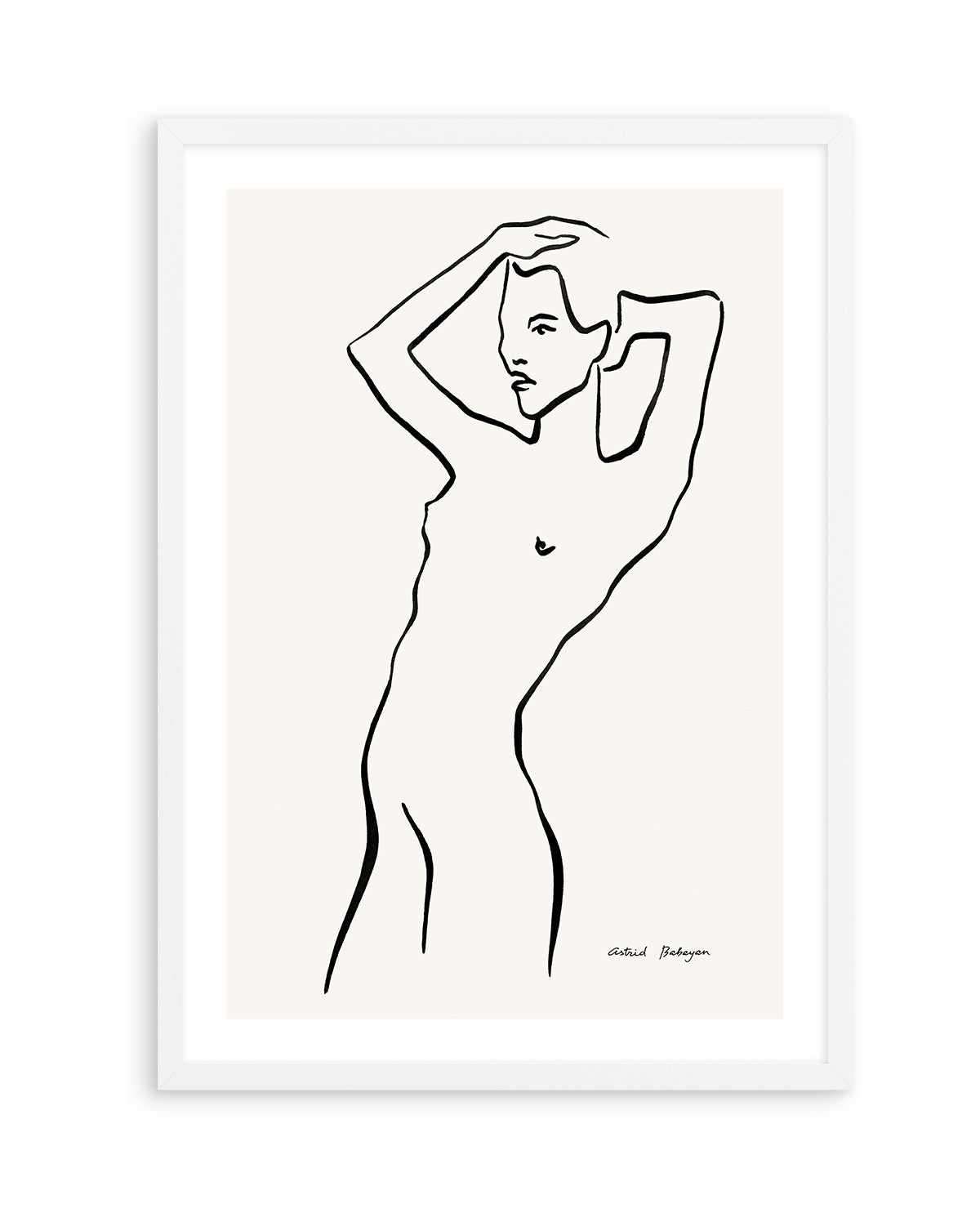 Female Outlines II by Astrid Babayan | Art Print