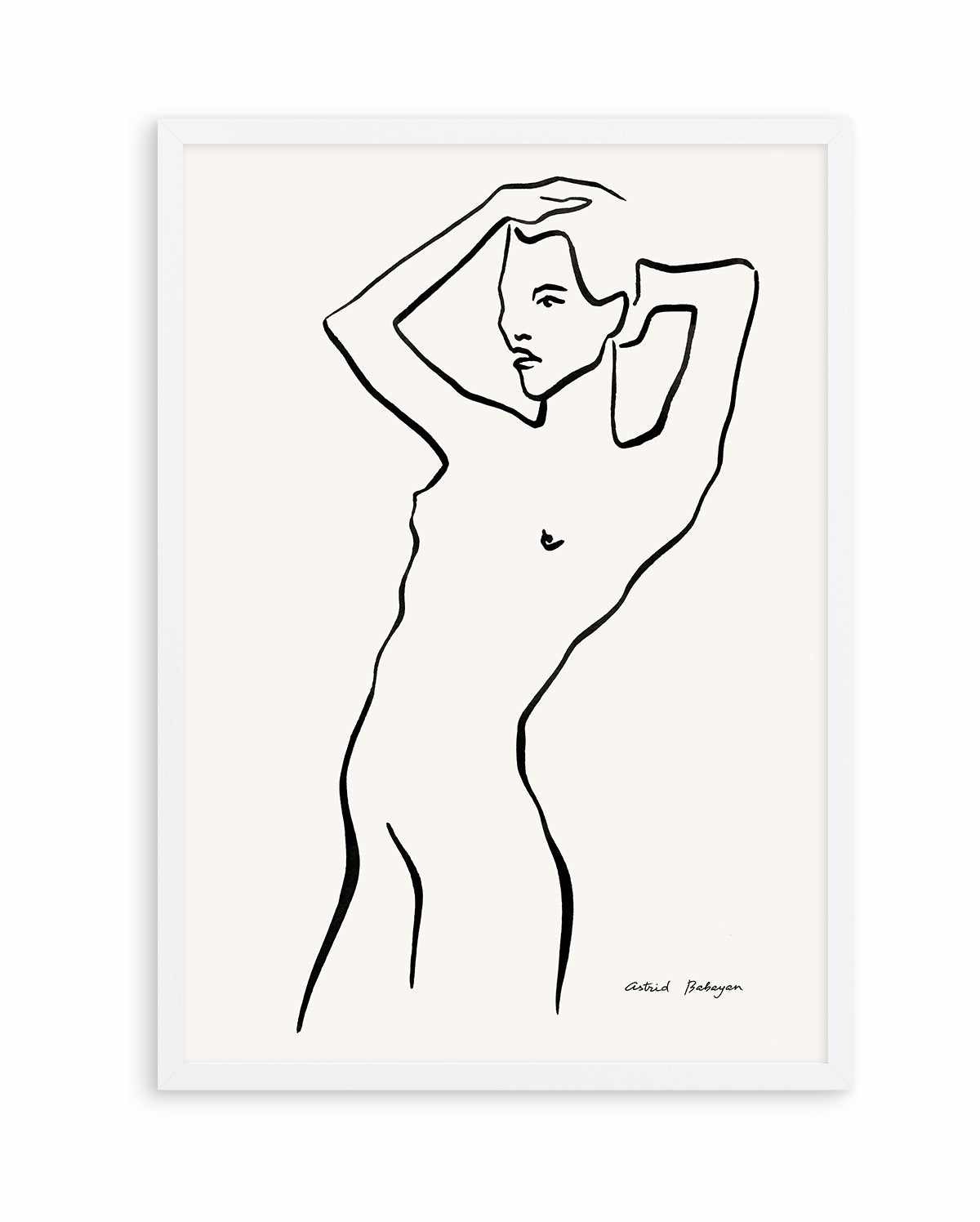 Female Outlines II by Astrid Babayan | Art Print