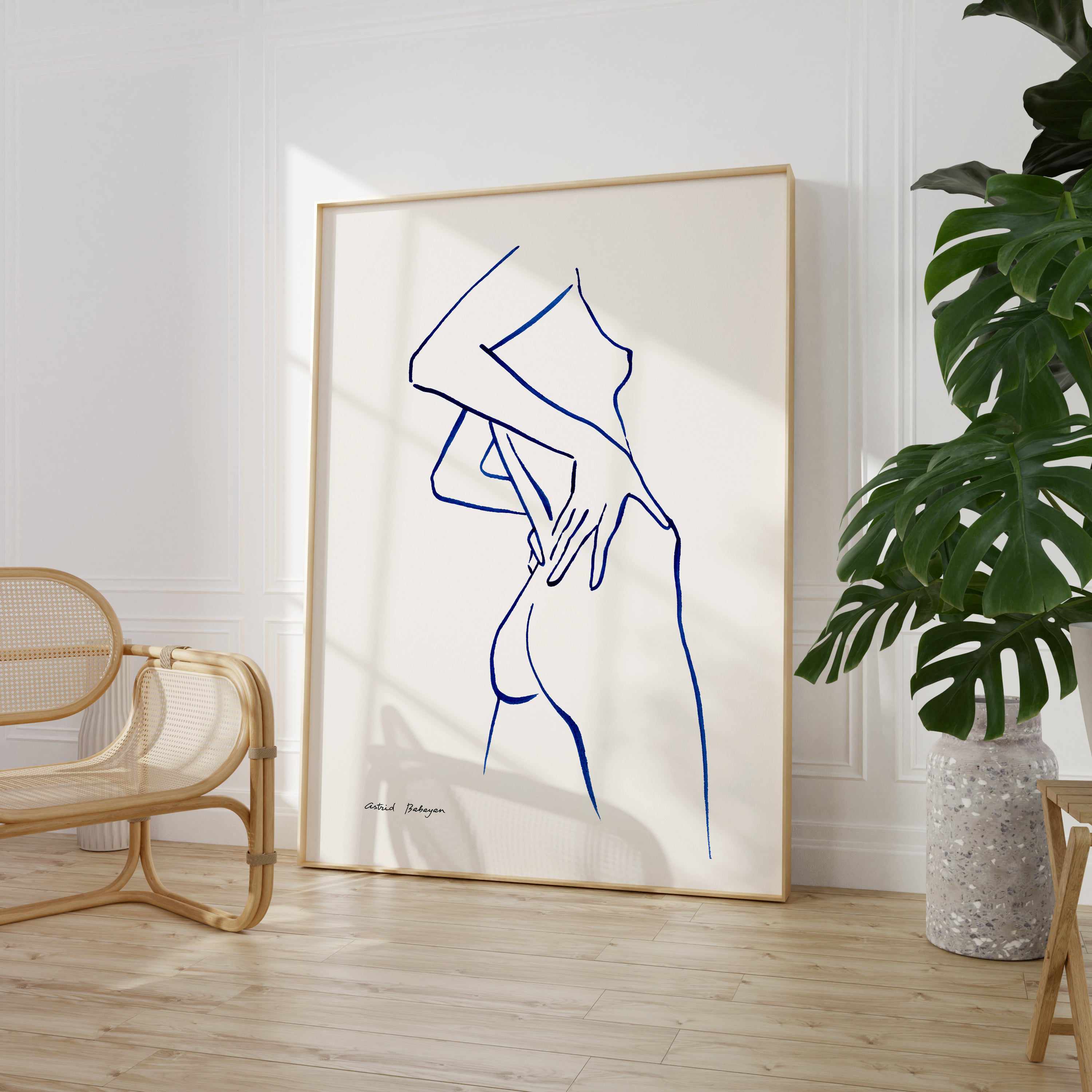 Female Outlines III by Astrid Babayan | Art Print