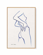 Female Outlines III by Astrid Babayan | Framed Canvas Art Print