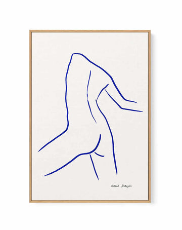 Female Outlines IV by Astrid Babayan | Framed Canvas Art Print from Olive et Oriel where you can shop wallpaper and artworks online
