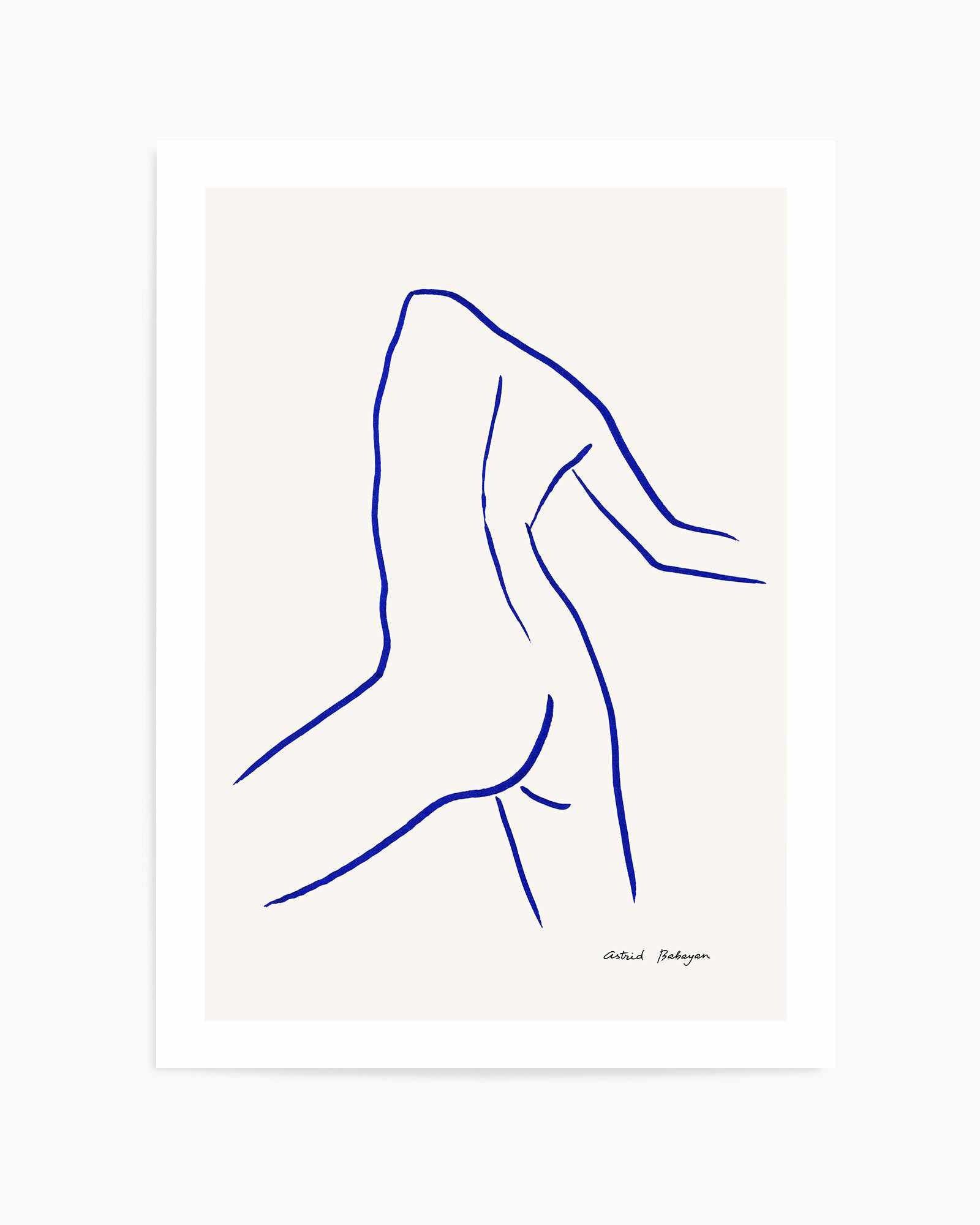 Female Outlines IV by Astrid Babayan | Art Print