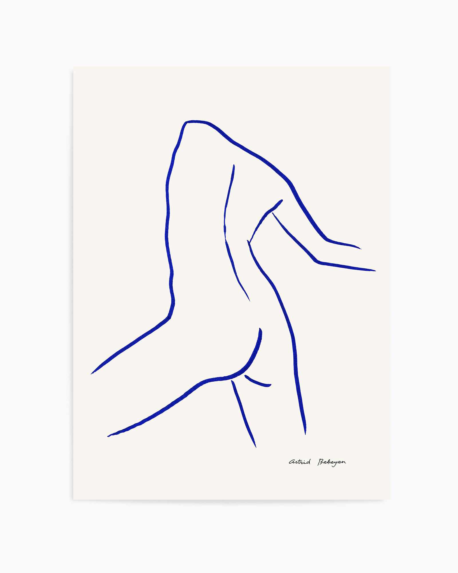 Female Outlines IV by Astrid Babayan | Art Print