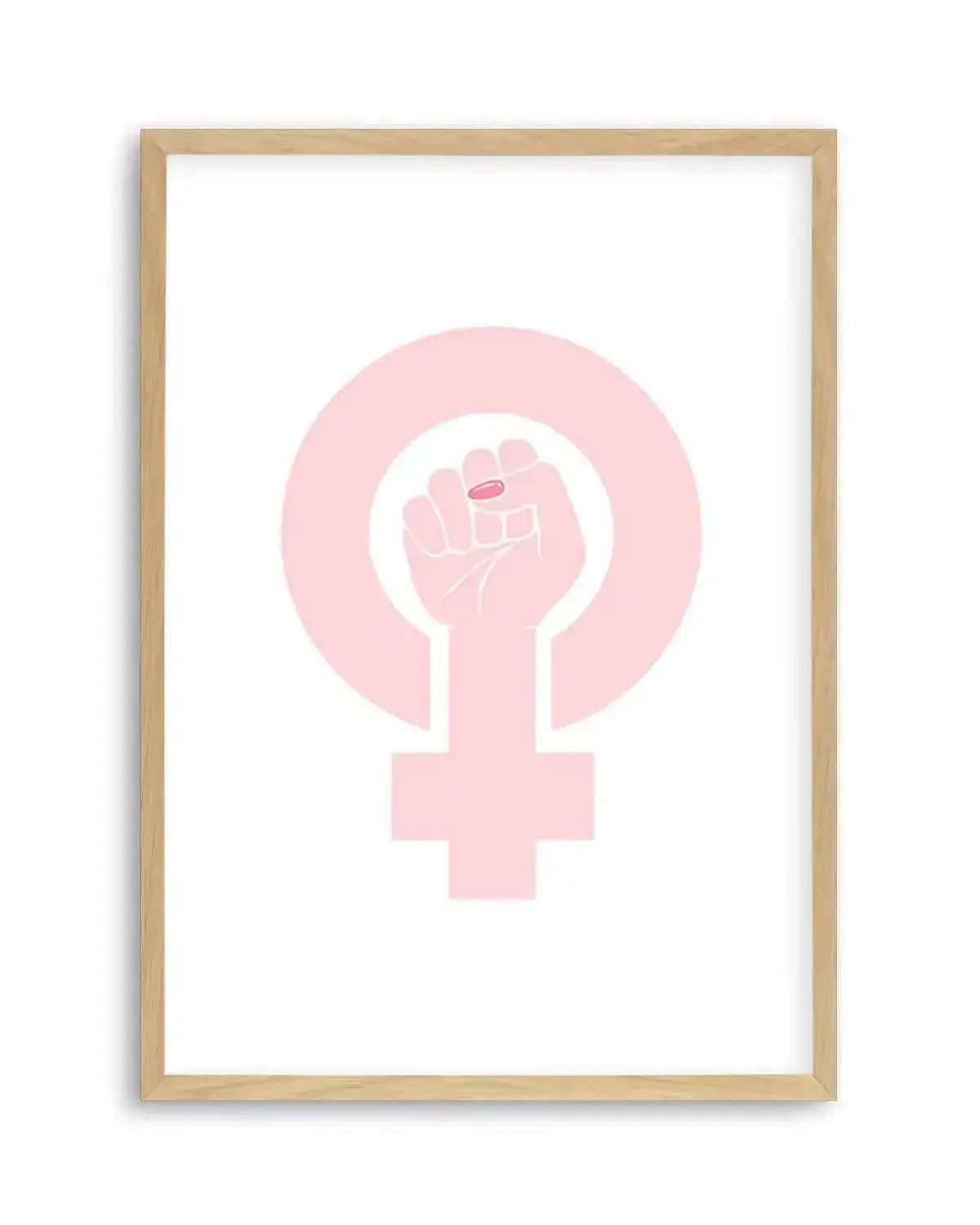 Female Power Symbol Art Print from Olive et Oriel where you can shop wallpaper and artworks online