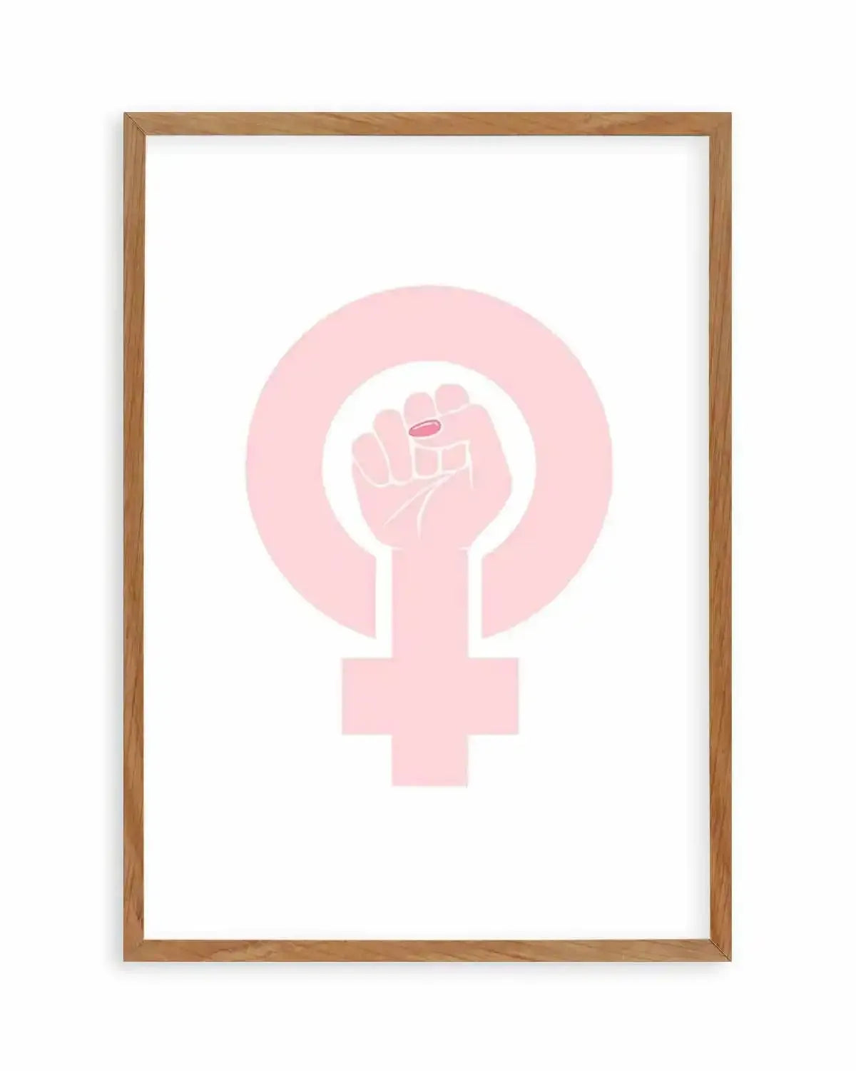 Female Power Symbol Art Print from Olive et Oriel where you can shop wallpaper and artworks online