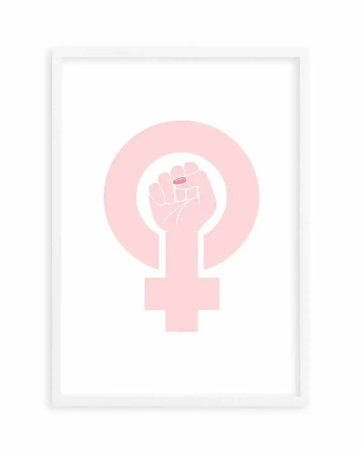 Female Power Symbol Art Print from Olive et Oriel where you can shop wallpaper and artworks online