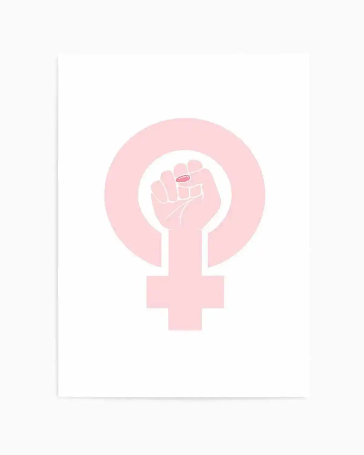 Female Power Symbol Art Print from Olive et Oriel where you can shop wallpaper and artworks online