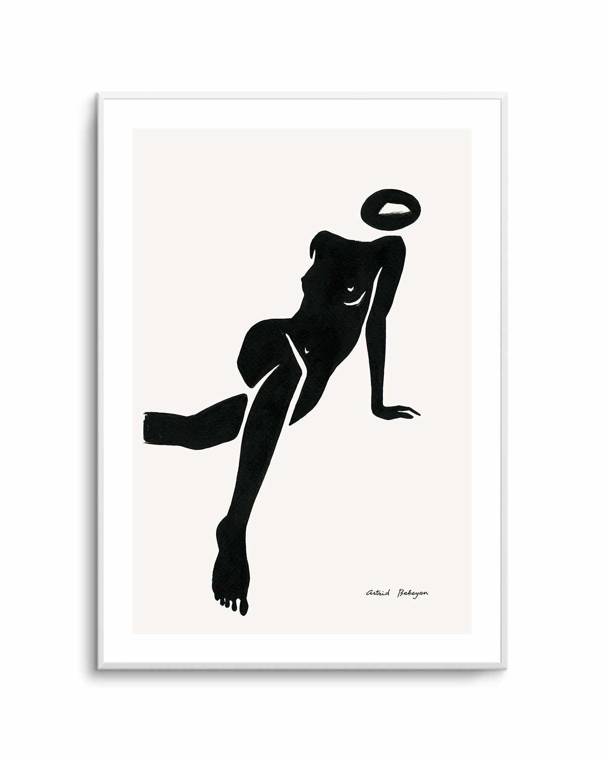 Female Shapes I in Black I by Astrid Babayan | Art Print