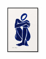 Female Shapes I in Blue I by Astrid Babayan | Framed Canvas Art Print